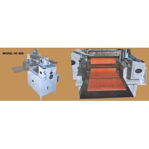 Sieck: SIECK Typ 120LR full automatic ribbon cutter strap length cutting  machine for fabric tape or elastic tapes with 95 mm cutting width, cutting  cold and hot upto 400 degrees, cutting length