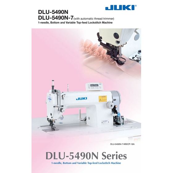 DLU-5490N Single Needle Lockstitch Sewing 3