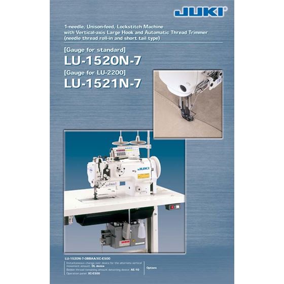 LU-1520N-7 Gauge (inch) 1-needle, Unison-feed 3